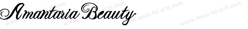 Amantaria Beauty字体转换